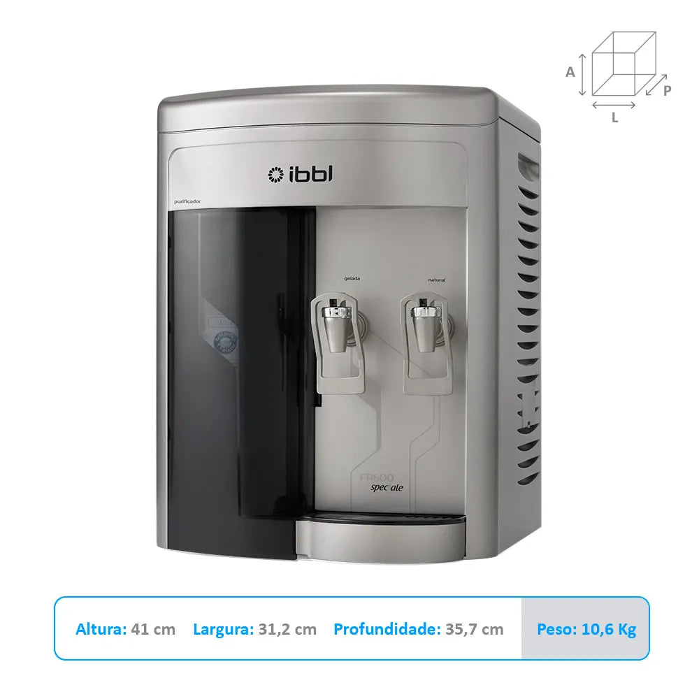 Purificador de Água FR600 Speciale com Compressor Prata BIVOLT