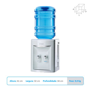 Bebedouro de Água Compact FN2000 Mesa Branco BIVOLT