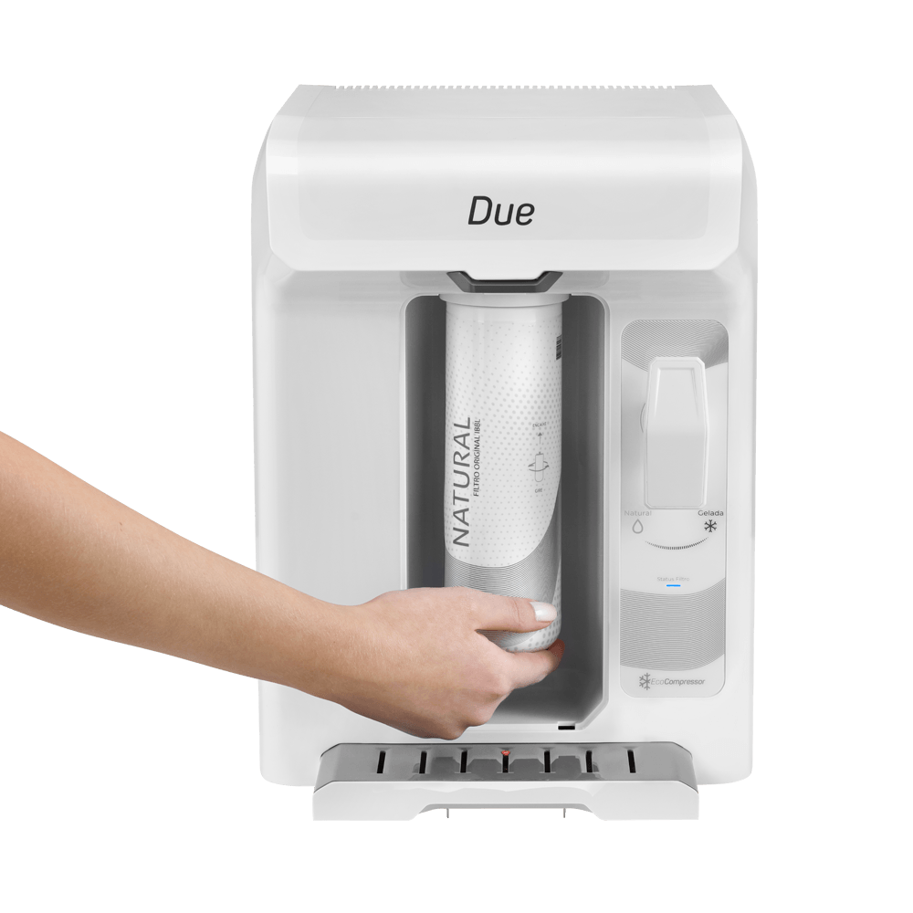 Purificador de Água Due com Compressor Branco BIVOLT