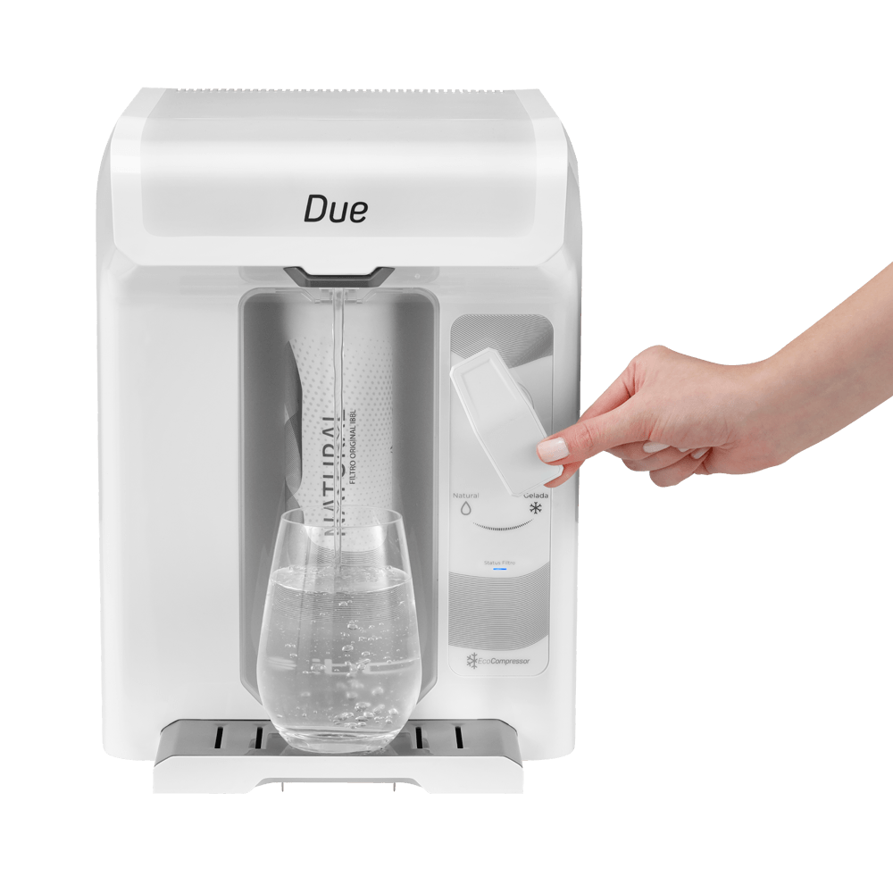 Purificador de Água Due com Compressor Branco BIVOLT