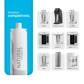 Kit 3 Filtros de Água Natural (C+3)